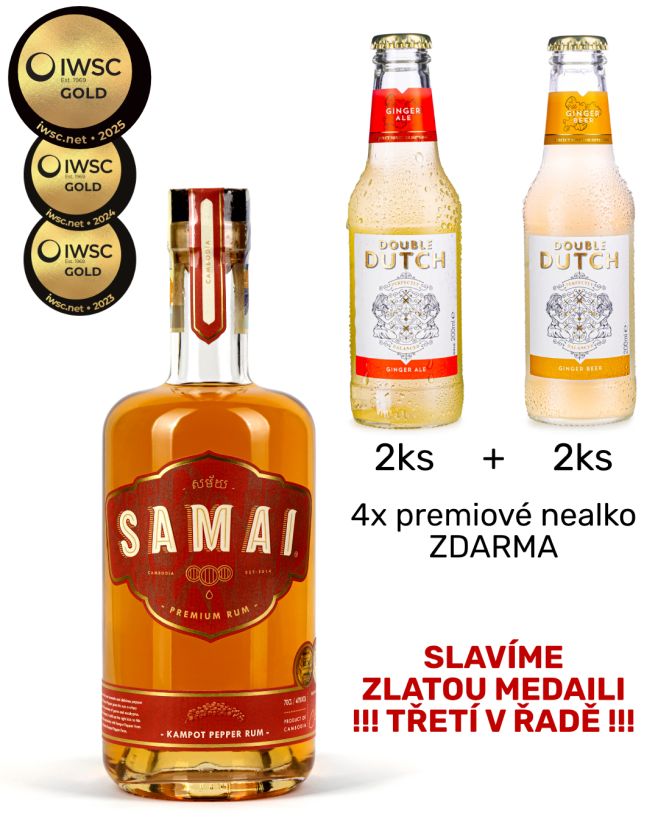 SAMAI Kampot Pepper Rum slaví třetí zlatou medaili na ISWC v řadě a my s ním 🎉 Tenhle unikátní rum už se objevil dvakrát i...